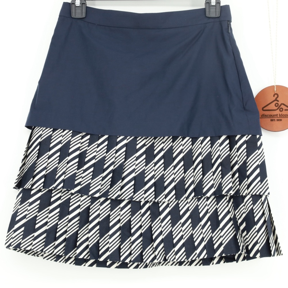 BLACK FLEECE‎ BY BROOKS BROTHERS Silk Blend Skirt